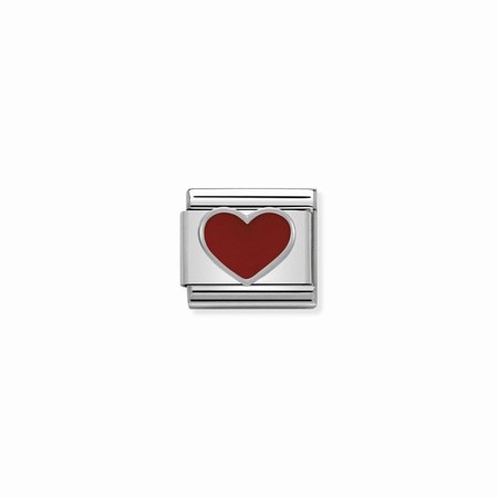 Nomination Silver Red Heart Composable Charm
